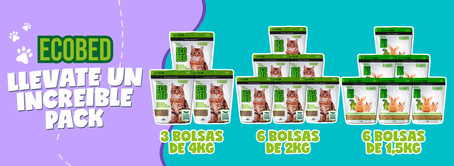 pack economico arenas sanitarias para gatos
