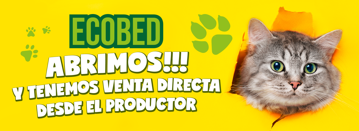 ecobed venta arenas para gatos